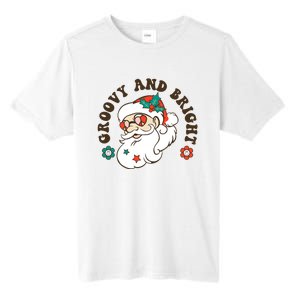 Groovy And Bright Santa Retro Christmas Winter Party Tall Fusion ChromaSoft Performance T-Shirt