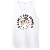 Groovy And Bright Santa Retro Christmas Winter Party PosiCharge Competitor Tank