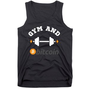 Gym And Bitcoin Fun Crypto Gym Wear Bitcoin Gym Bodybuilding Tank Top