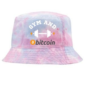 Gym And Bitcoin Fun Crypto Gym Wear Bitcoin Gym Bodybuilding Tie-Dyed Bucket Hat