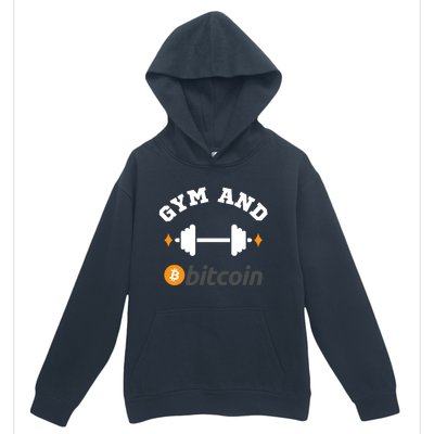 Gym And Bitcoin Fun Crypto Gym Wear Bitcoin Gym Bodybuilding Urban Pullover Hoodie