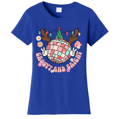 Groovy And Bright Disco Ball Christmas Party Xmasgiftthemed Meaningful Gift Women's T-Shirt