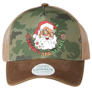 Groovy And Bright Santa Claus Christmas Legacy Tie Dye Trucker Hat