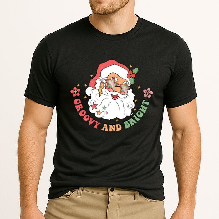 Groovy And Bright Santa Claus Christmas Performance Shirt