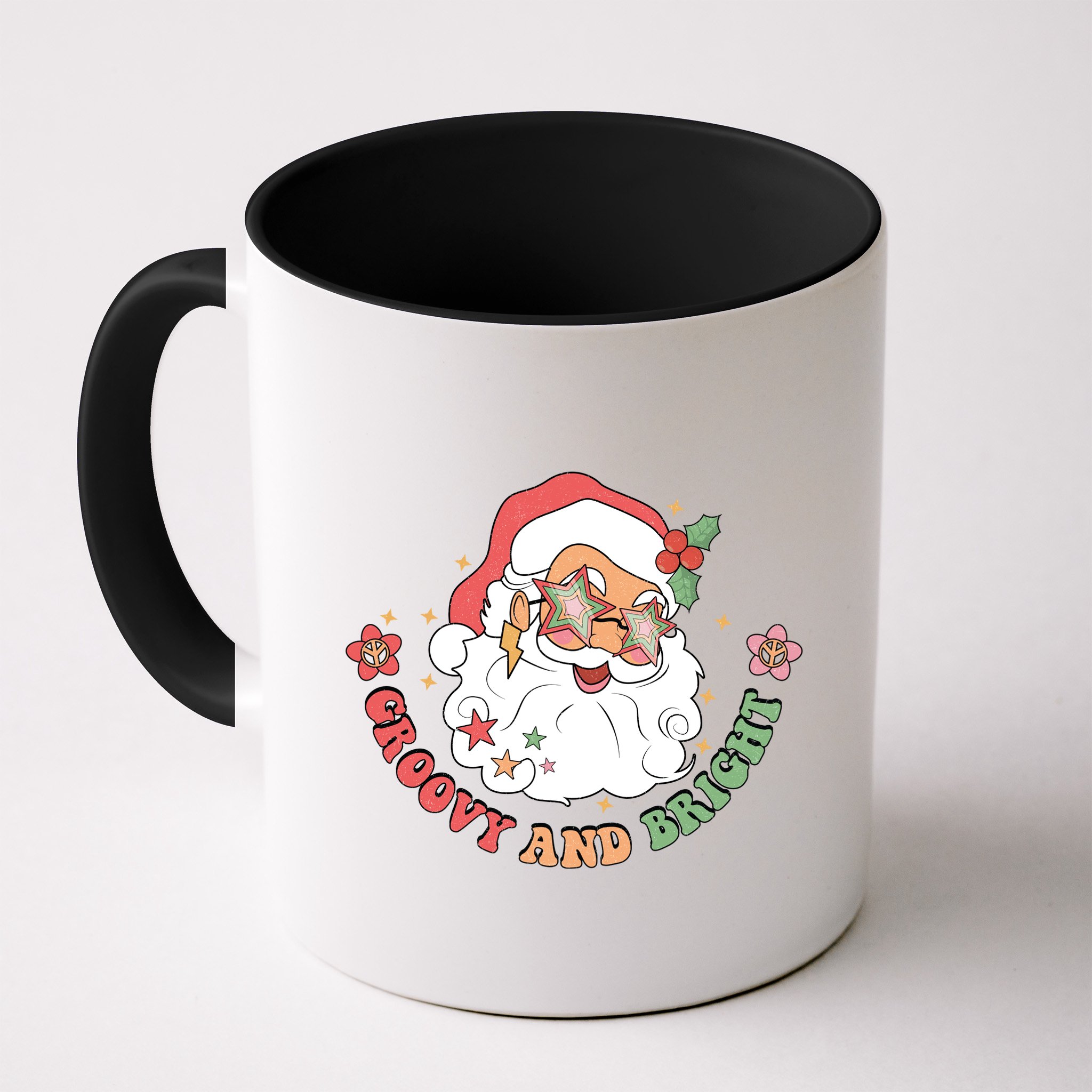 Groovy And Bright Santa Claus Christmas Mug