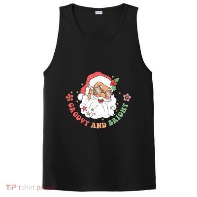 Groovy And Bright Santa Claus Christmas PosiCharge Competitor Tank