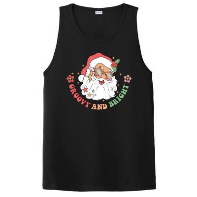 Groovy And Bright Santa Claus Christmas PosiCharge Competitor Tank