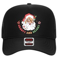 Groovy And Bright Santa Claus Christmas Trucker Hat