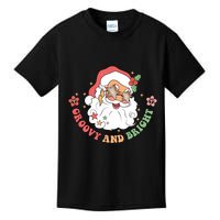 Groovy And Bright Santa Claus Christmas Kids T-Shirt