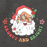 Groovy And Bright Santa Claus Christmas Vector Backpack