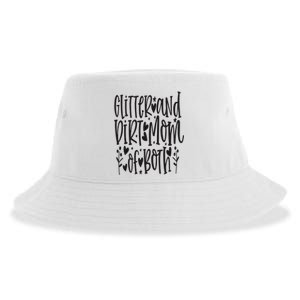 Girl And Boy Mom Mother Family Mom Sustainable Bucket Hat