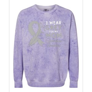 Glioblastoma Awareness Brain Cancer Colorblast Crewneck Sweatshirt