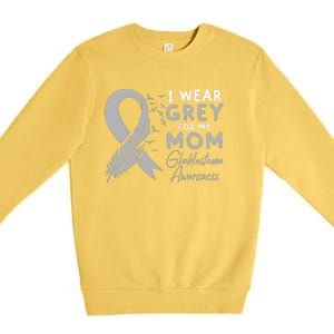 Glioblastoma Awareness Brain Cancer Premium Crewneck Sweatshirt