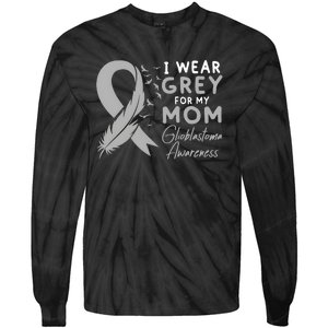 Glioblastoma Awareness Brain Cancer Tie-Dye Long Sleeve Shirt