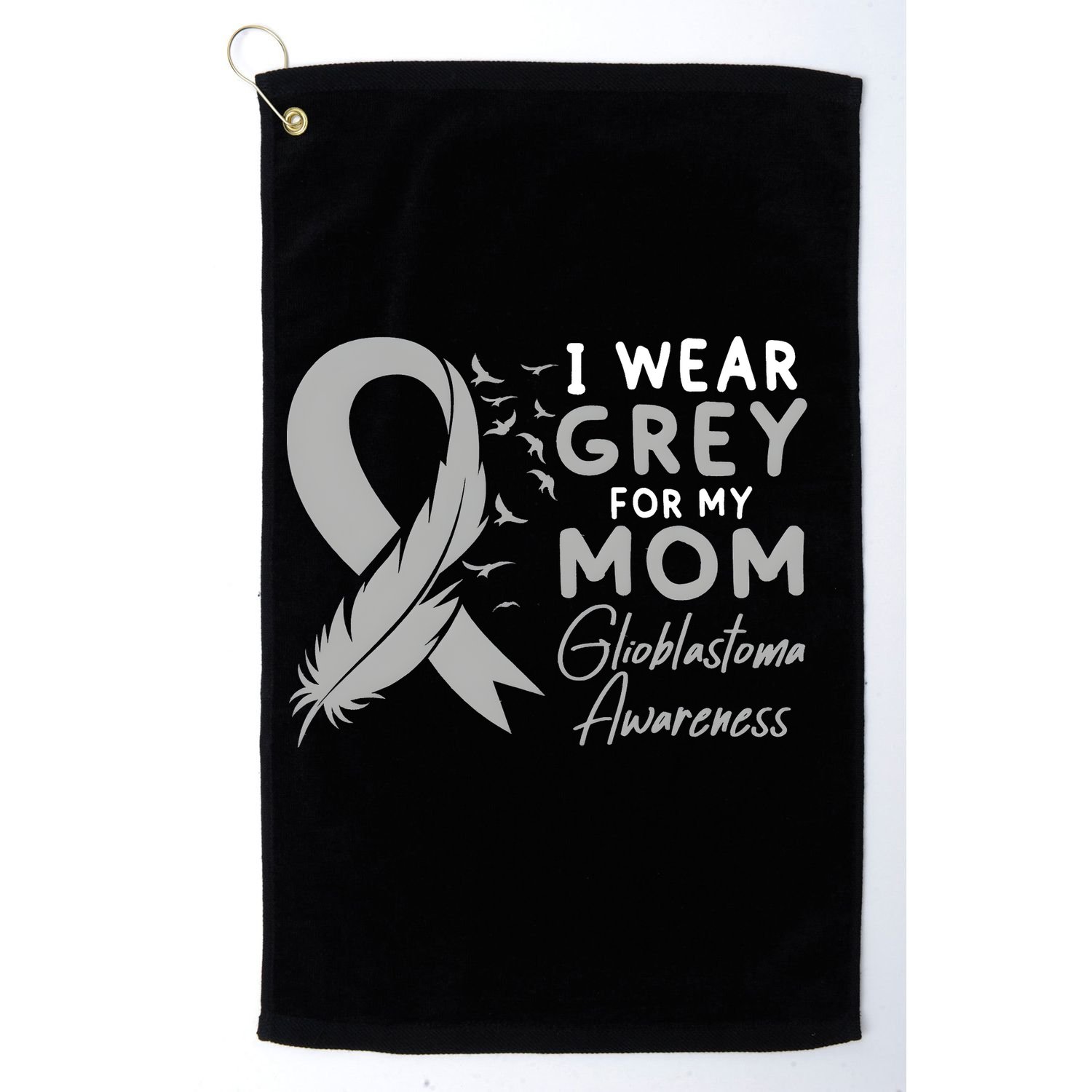 Glioblastoma Awareness Brain Cancer Golf Towel
