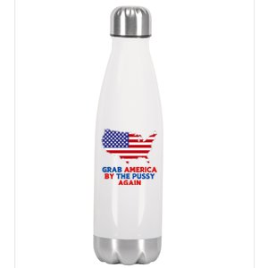 Grab America By The Pussy Stainless Steel Insulated Water Bottle