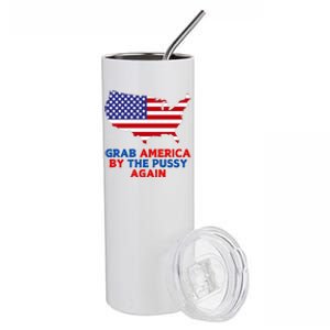 Grab America By The Pussy Stainless Steel Tumbler