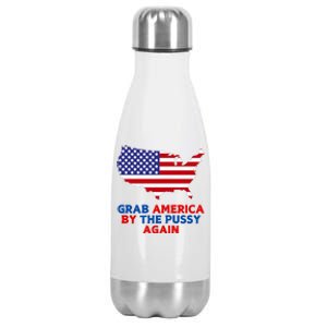 Grab America By The Pussy Stainless Steel Insulated Water Bottle