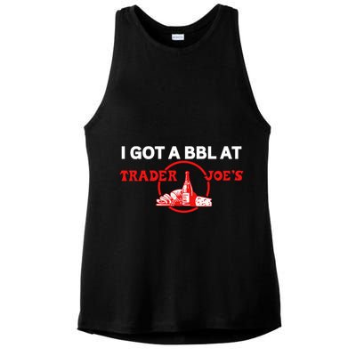 Got A Bbl At Trader JoeS Ladies PosiCharge Tri-Blend Wicking Tank