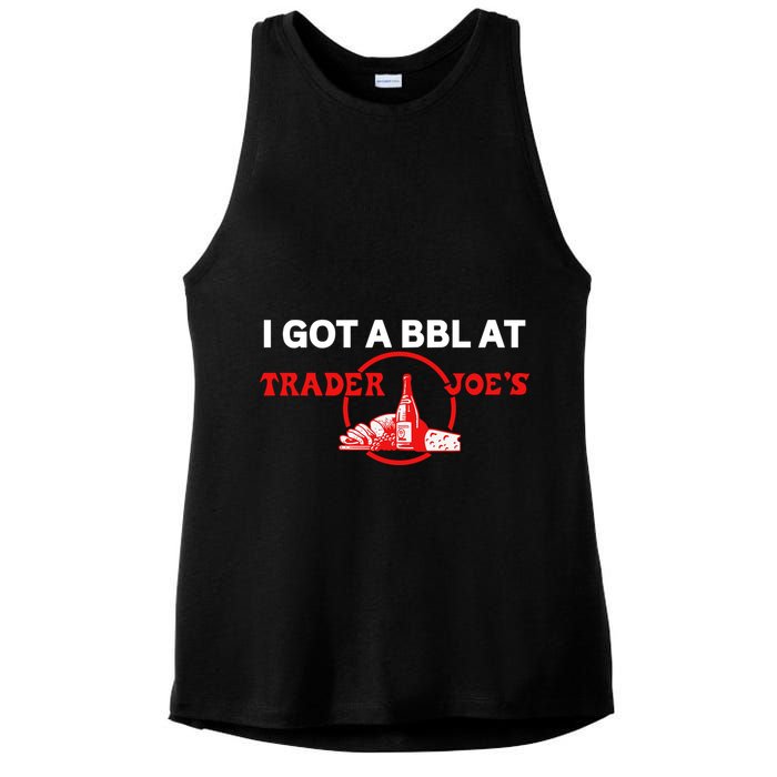 Got A Bbl At Trader JoeS Ladies PosiCharge Tri-Blend Wicking Tank