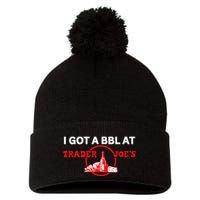 Got A Bbl At Trader JoeS Pom Pom 12in Knit Beanie