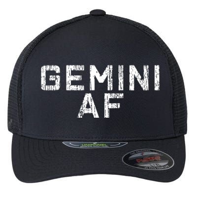 Gemini Astrology Birthday Gift Sign Flexfit Unipanel Trucker Cap