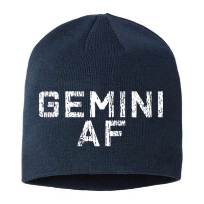 Gemini Astrology Birthday Gift Sign Sustainable Beanie