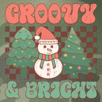 Groovy And Bright Snowman Christmas Tree Legacy Tie Dye Trucker Hat