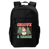Groovy And Bright Snowman Christmas Tree Backpack