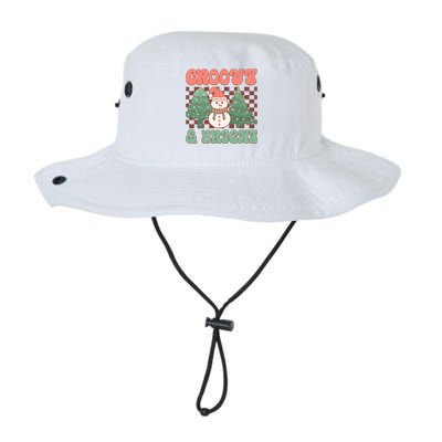 Groovy And Bright Snowman Christmas Tree Legacy Cool Fit Booney Bucket Hat