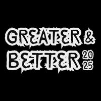 Greater And Better 2025 New Year Goal Flat Bill Trucker Hat