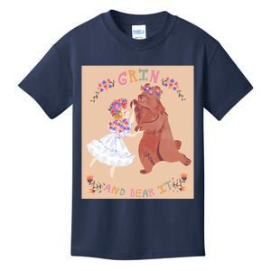 Grin And Bear It Kids T-Shirt