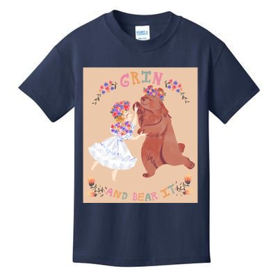 Grin And Bear It Kids T-Shirt