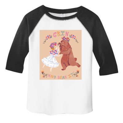 Grin And Bear It Toddler Fine Jersey T-Shirt