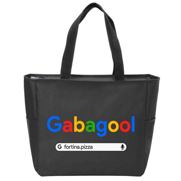Gabagool Fortina Pizza Zip Tote Bag