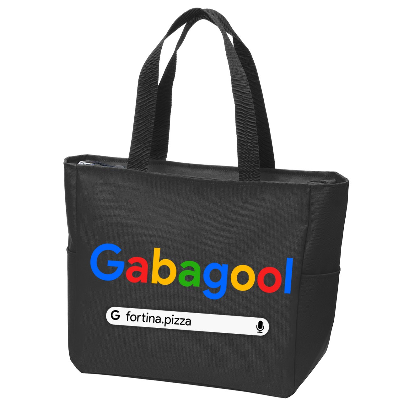 Gabagool Fortina Pizza Zip Tote Bag