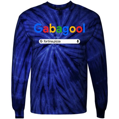 Gabagool Fortina Pizza Tie-Dye Long Sleeve Shirt