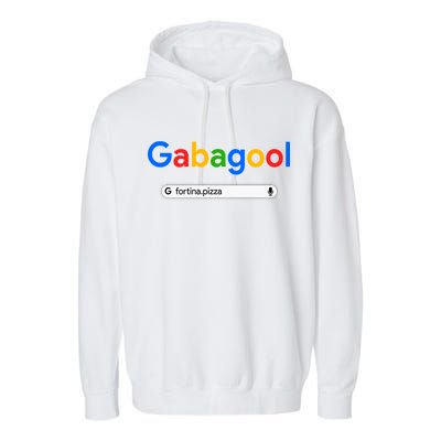 Gabagool Fortina Pizza Garment-Dyed Fleece Hoodie