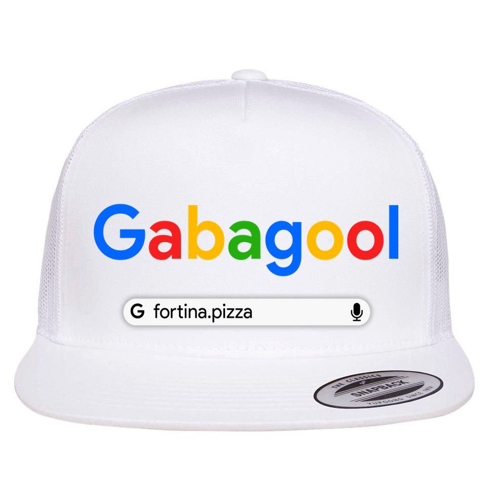 Gabagool Fortina Pizza Flat Bill Trucker Hat