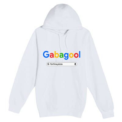 Gabagool Fortina Pizza Premium Pullover Hoodie