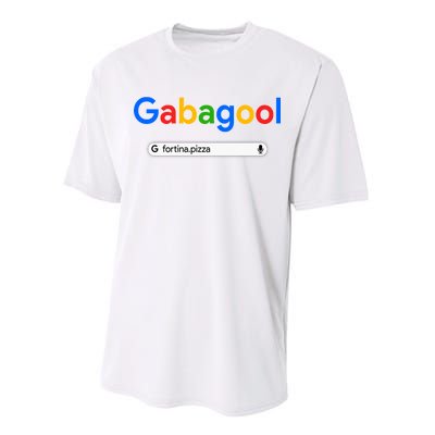 Gabagool Fortina Pizza Performance Sprint T-Shirt