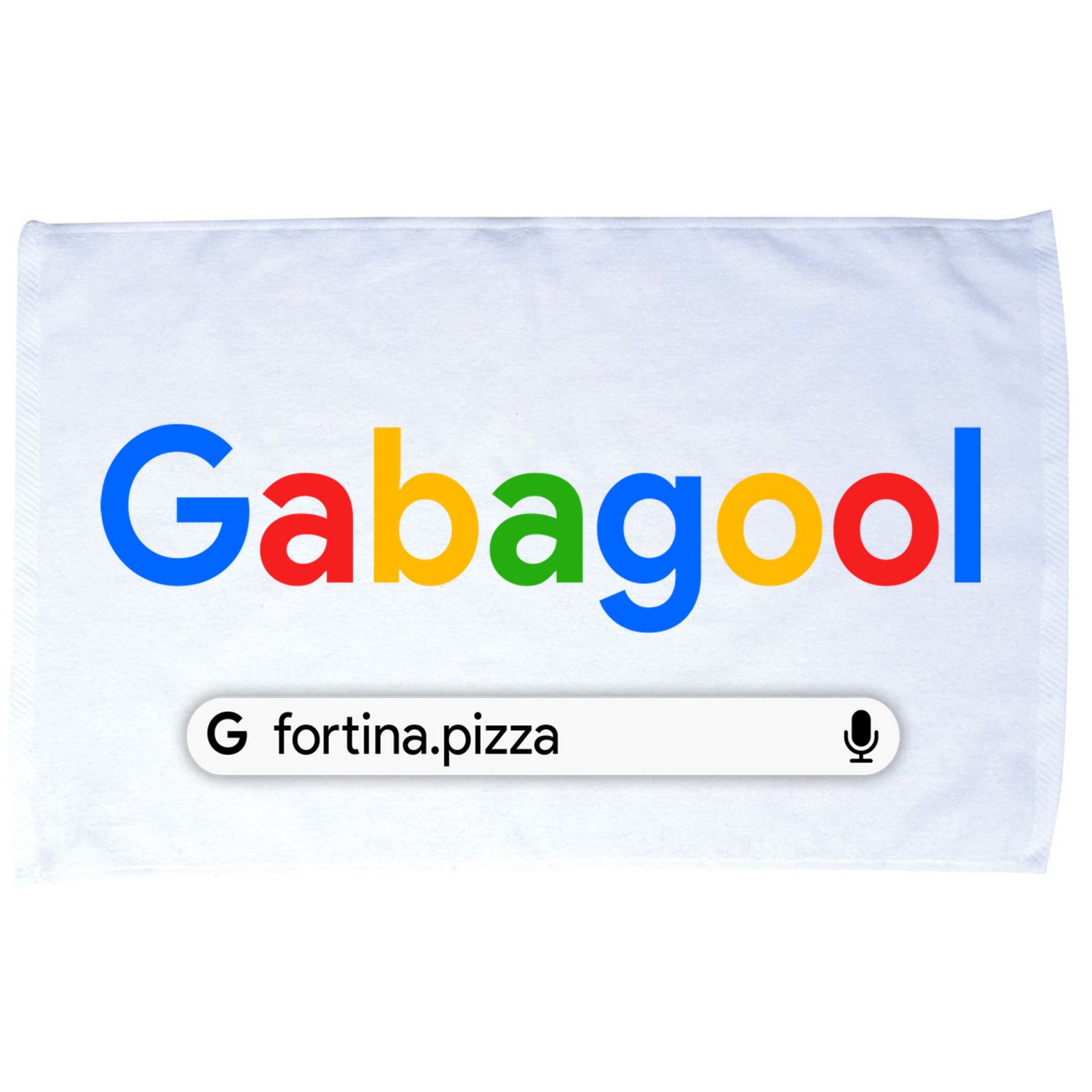 Gabagool Fortina Pizza Microfiber Hand Towel