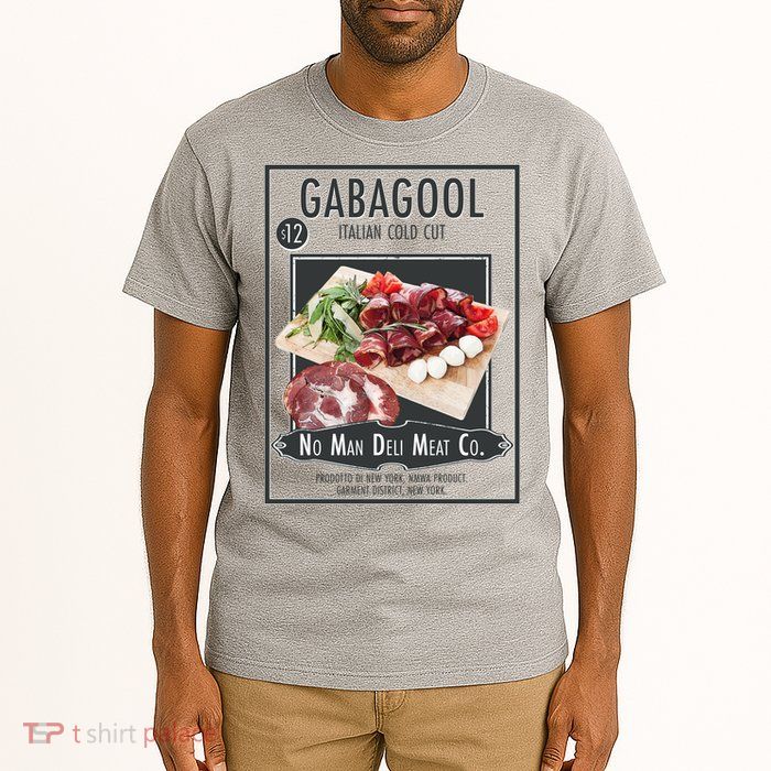 Gabagool No Man Deli Meat Co Tall T-Shirt