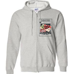 Gabagool No Man Deli Meat Co Full Zip Hoodie