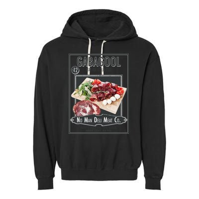 Gabagool No Man Deli Meat Co Garment-Dyed Fleece Hoodie