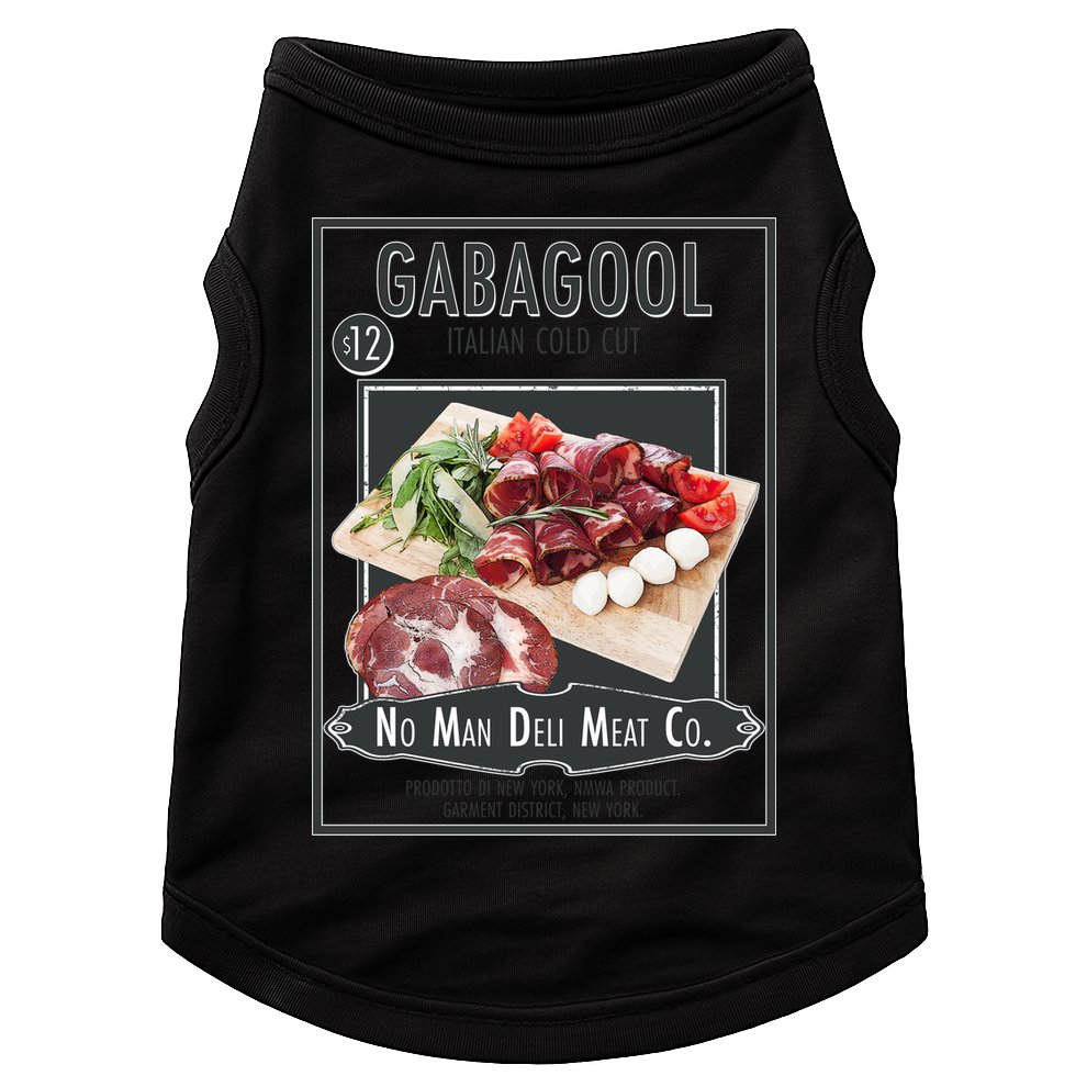 Gabagool No Man Deli Meat Co Doggie Tank