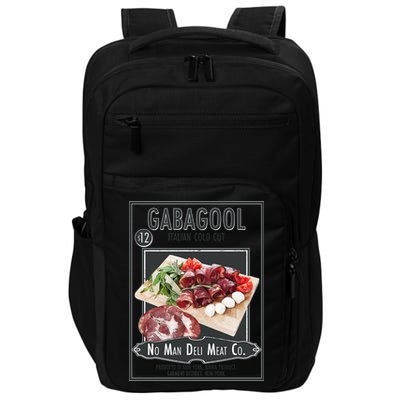 Gabagool No Man Deli Meat Co Impact Tech Backpack