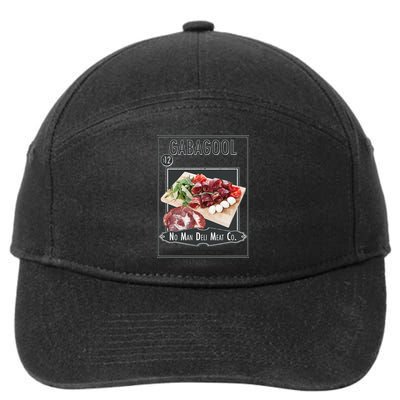Gabagool No Man Deli Meat Co 7-Panel Snapback Hat