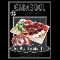 Gabagool No Man Deli Meat Co Drawstring Bag