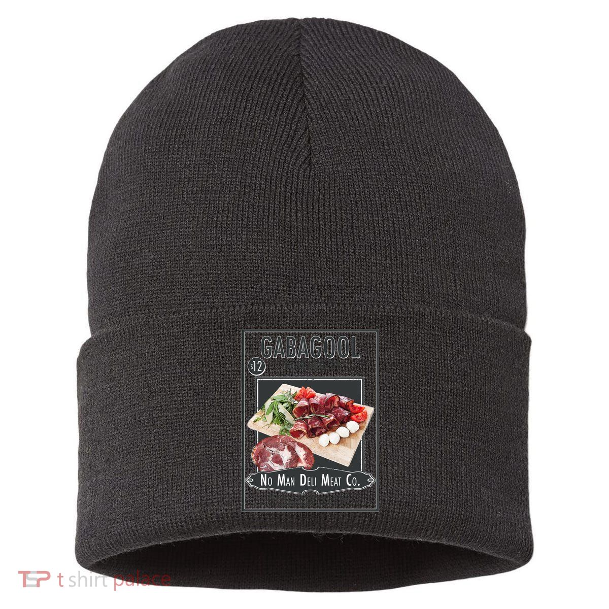 Gabagool No Man Deli Meat Co Sustainable Knit Beanie
